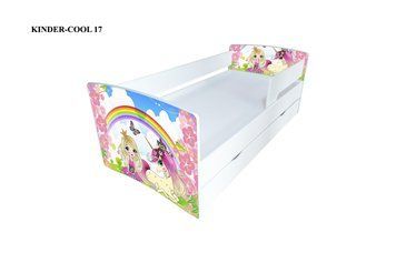 Ліжко "Kinder Cool" дівчинка та единоріг 90х190 JD135 фото